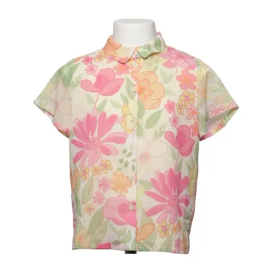 Kortærmet skjorte (Pink, Gul, Flerfarvet) fra Kids by NA-KD Polyester