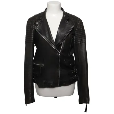 Biker jacket (Black) from MDK Cotton, Leather, Polyester