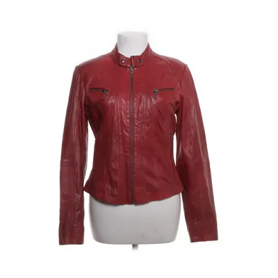 Leren jack (Rood) van Saki Collection