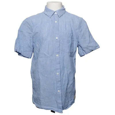 Short sleeve shirt (Blue) from H&M Kids Linen, Cotton