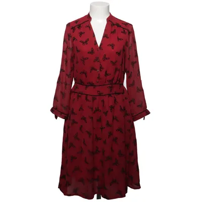 Dress (Red, Black) from Uttam Boutique Polyester