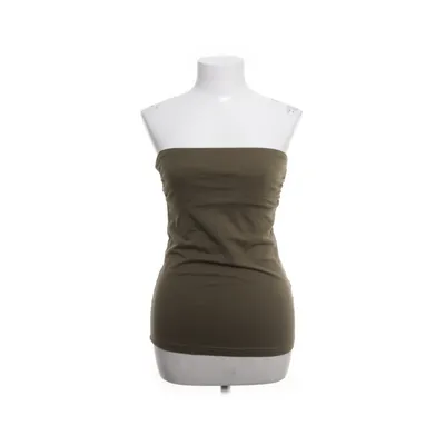 Tube top (Green) from H&M Basic Cotton, Elastane