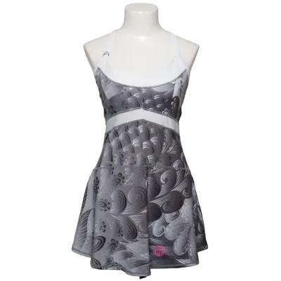 Robe de sport (Gris, Blanc) de Bidi Badu Élasthane, Polyester