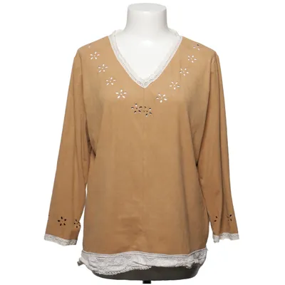 Blouse (Marron) de Casual Woman Élasthane, Polyester