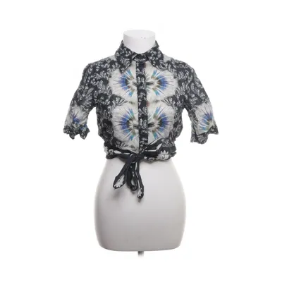 Crop top (Zwart, Meerkleurig) van H&M Conscious Collection Exclusive Linnen
