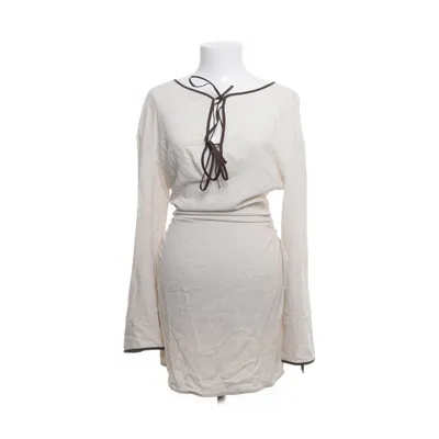 Jurk (Beige) van NA-KD Viscose, Linnen