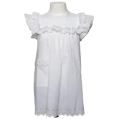 Jurk (Wit) van Anvil Katoen, Polyester