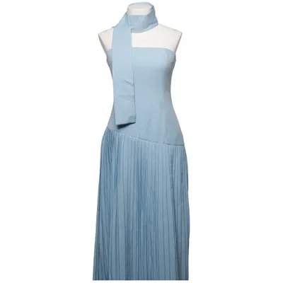 Maxikleid (Blau) von PrettyLittleThing Elasthan, Polyester