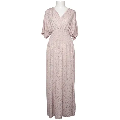 Maxi jurk (Beige, Meerkleurig) van Leana Mode Elastaan, Polyester