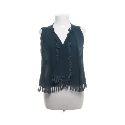 Gilet (Turquoise, Wit)