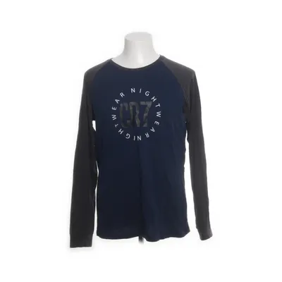 Long sleeve T-shirt (Gray, Blue) from CR7 Christiano Ronaldo Cotton