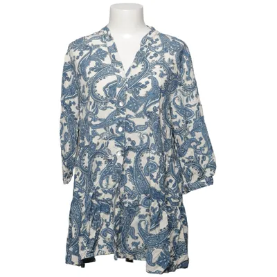 Jurk (Blauw, Wit) van Bohemiana Viscose