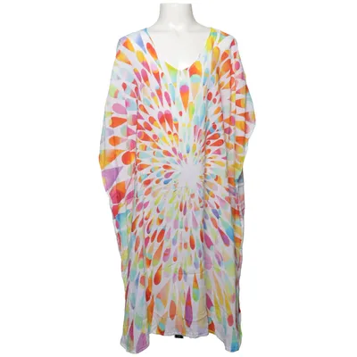 Strandklänning (Vit, Flerfärgad) från Stella Cove
