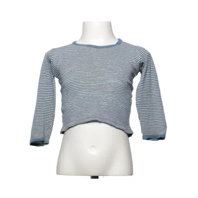 Langærmet t-shirt (Blå, Hvid) fra Hocosa
