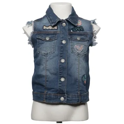 Gilet en jean (Bleu) de Kanz Coton, Élasthane