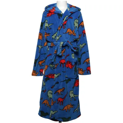 Badjas (Blauw, Meerkleurig) van Åhléns Polyester