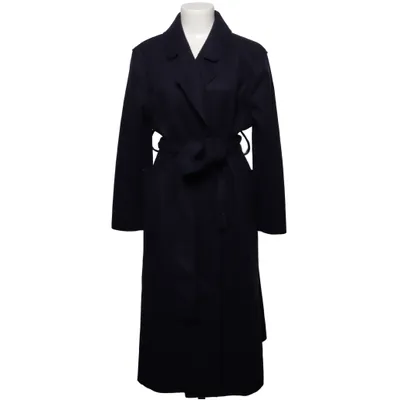 Jas (Blauw) van Mona Polyester, Wol