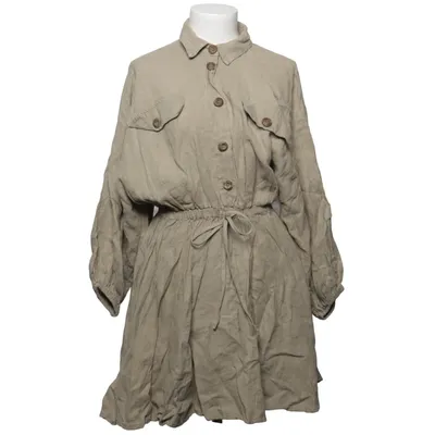 Skjortklänning (Beige) från Dilvin Basic Linne