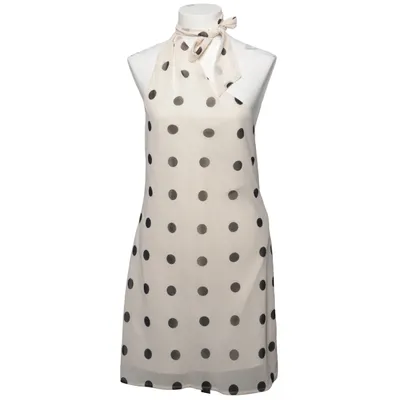 Halternek jurk (Beige, Zwart) van ASOS Design Polyester