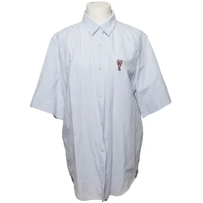 Kurzarmhemd (Blau) von Zara Baumwolle, Polyester
