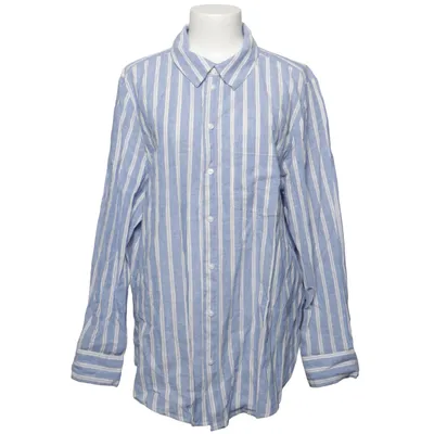 Shirt (Blue, Multicolored) from H&M Cotton, Linen