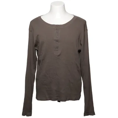Henley Shirt (Braun) von Weekday Baumwolle
