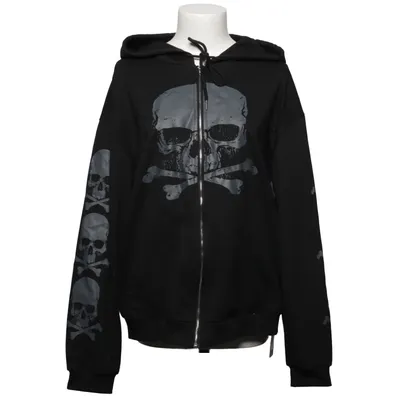 Capuchon sweater (Zwart) van Romwe Elastaan, Polyester