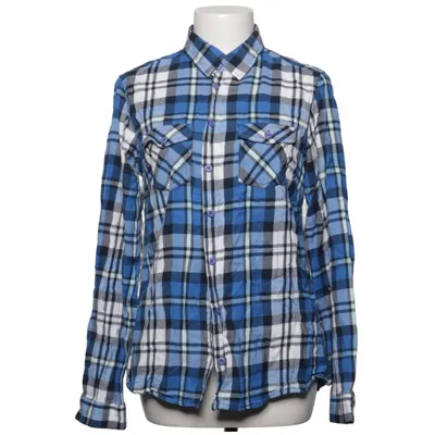 Chemise en flanelle (Bleu, Blanc) de DeVal Coton