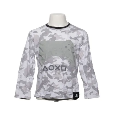 Long sleeve T-shirt (White, Gray) from Playstation Cotton