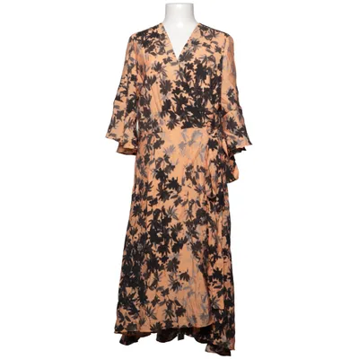 Wickelkleid (Orange, Schwarz) von InWear Baumwolle, Nylon, Viskose