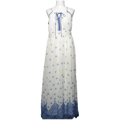 Maxikleid (Weiß, Blau) von Mango Casualwear Polyester