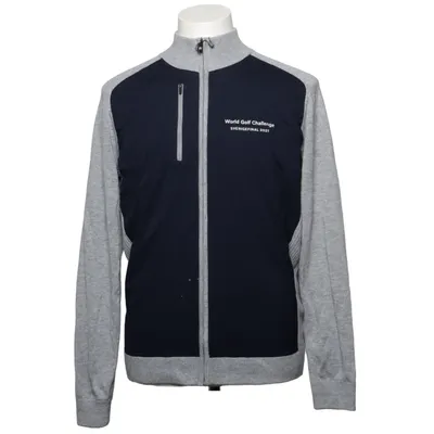 Cardigan (Gray, Blue) from Footjoy Acrylic, Elastane, Polyamide, Polyester, Wool