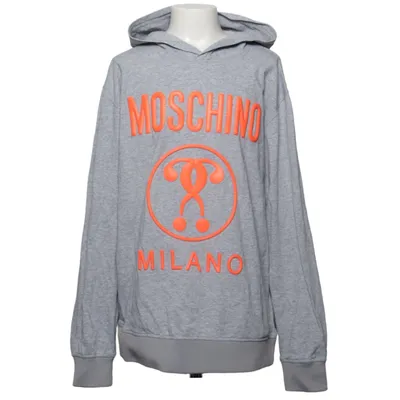 Huvtröja (Grå, Orange) från Moschino Teen Bomull, Elastan, Polyester