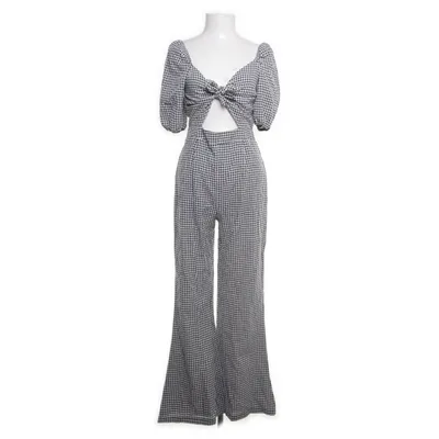 Jumpsuit (Zwart, Wit) van Qed London Katoen, Polyester