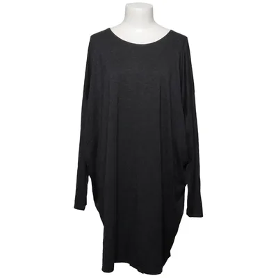 Jurk (Grijs) van DKNY Elastaan, Wol