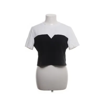 Crop top (Zwart, Wit) van Dazy Katoen, Elastaan