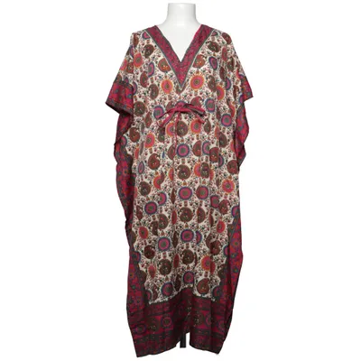 Kaftan (Wit, Meerkleurig)