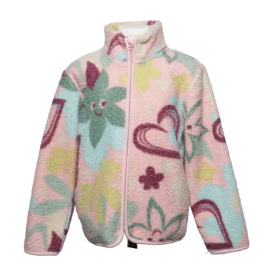 Fleecejacka (Rosa, Flerfärgad) från NKD Polyester