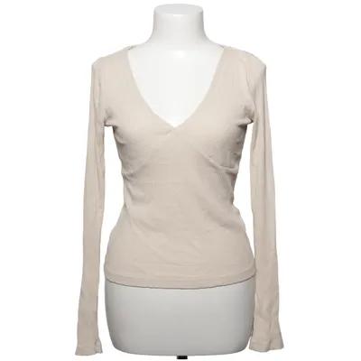 Langarmshirt (Beige) von NA-KD Elasthan, Viskose