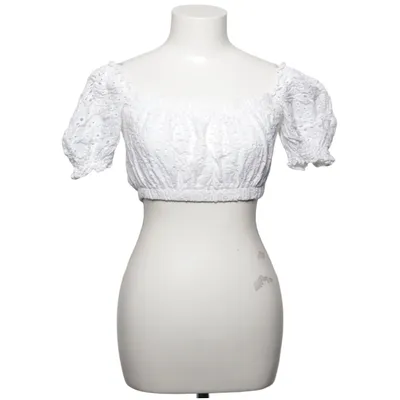 Crop top (Wit) Katoen