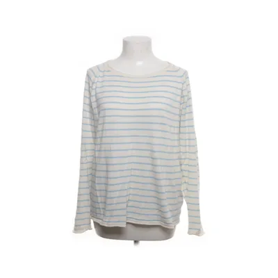 Långärmad t-shirt (Beige, Blå) från Basic Apparel Ekologisk bomull