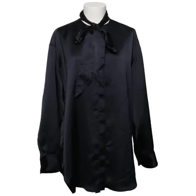 Pussy bow blouse (Black) from Arket Polyester