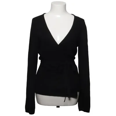 Wrap cardigan (Black) from Arket Cashmere, Wool