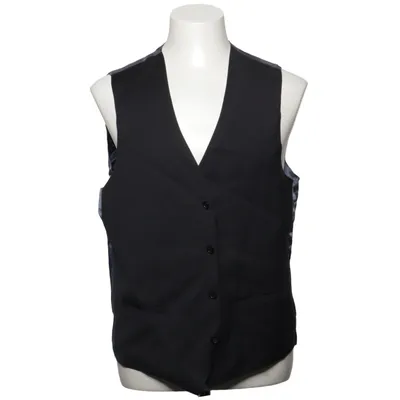 Kostuumgilet (Zwart) van Reda Viscose, Wol