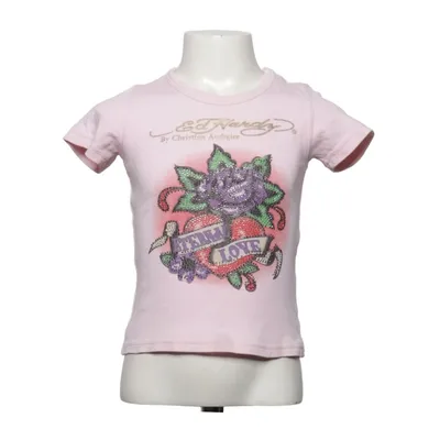 T-shirt (Rosa, Flerfärgad) från Ed Hardy Bomull