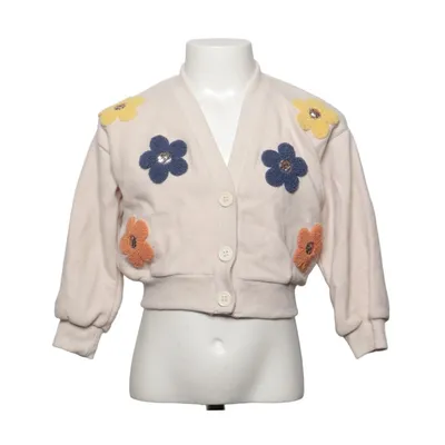Cardigan (Beige, Multicolored) from Moonstar Cotton, Polyester