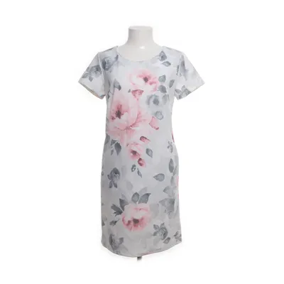 Dress (Gray, Pink) from Adika Polyester