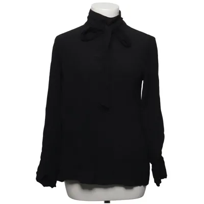 Pussy bow blouse (Black) from Milook Viscose