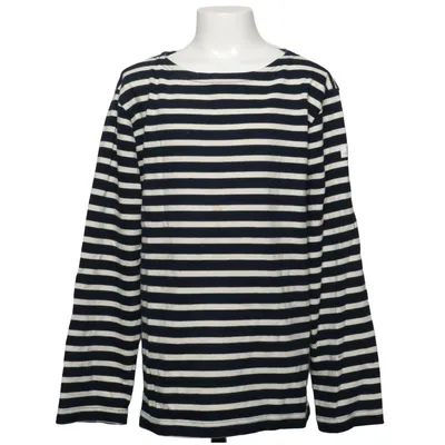 Långärmad t-shirt (Blå, Vit) från Mousqueton Bomull