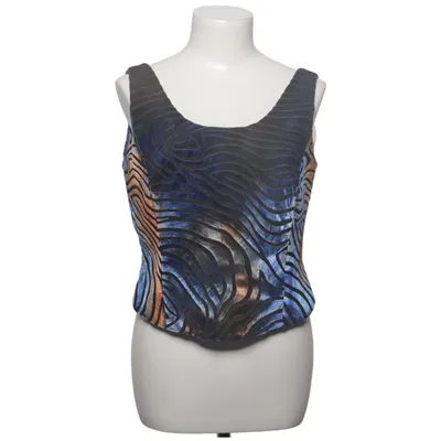 Bustier (Blue, Brown, Multicolored) from Eurofashion Elastane, Polyamide, Polyester